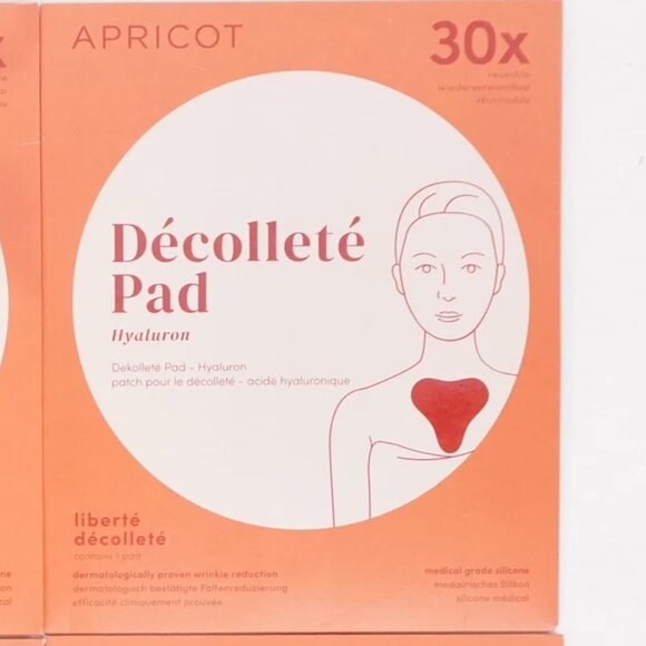 Apricot Liberte decollete pad chest 30x reusable wrinkle reduction vegan sealed - Picture 2 of 10